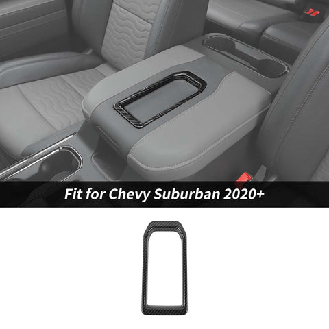 Armrest Storage Box Cover Trim For Chevy Suburban 2020+/Silverado/GMC Sierra 2019+/Tahoe/YUKON 2021+ Accessories | CheroCar