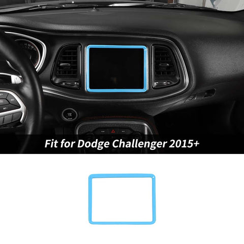 Inner Central GPS Navigation Trim For Dodge Challenger 2015+ Real Accessories | CheroCar