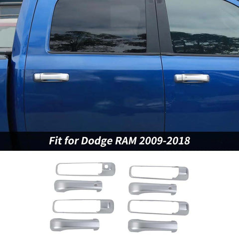 For 2009-2018 Dodge RAM 8 x Exterior Door Handles Trim Cover