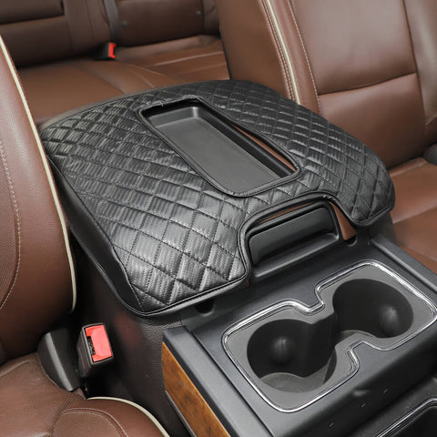 For 2014-2017 Chevy Silverado/GMC Sierra/Suburban/GMC YUKON/Tahoe Console Armrest Box Storage Protector Cover