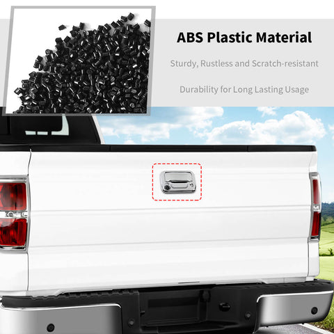 For 2004-2014 Ford F150/F250/F350/F450/F550 Tailgate Handle Cover Plastic Door Handle Shell Trim Cover