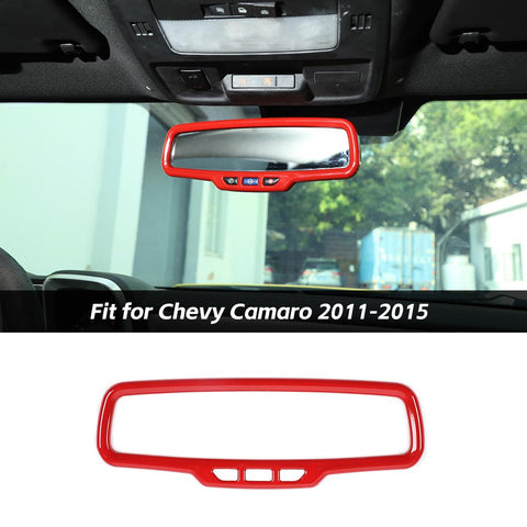 Interior Rearview Mirror Frame Cover Trim Bezels For Chevy Camaro 2011-2015 Accessories | CheroCar