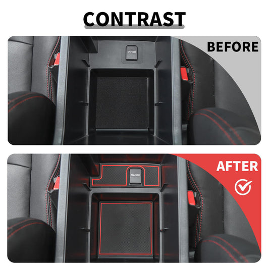 For 2010-2023 4Runner Interior Door Mat Gate Slot Pad Cup Mat Hold Cover