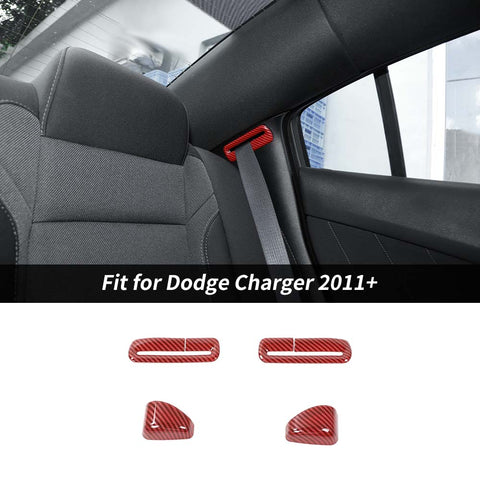 Seat Safety Belt Button Cover Trim For Dodge Charger/Chrysler 300C 2011+ Accessories | CheroCar