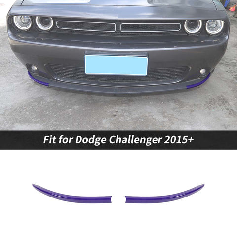 Front Bumper Lip Strip Trim Bezel for Dodge Challenger 2015+ Accessories｜CheroCar