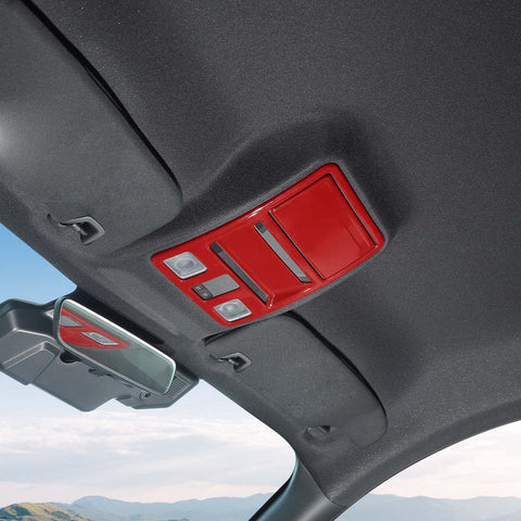 For 2024+ Ford Mustang Front Top Roof Reading Light Panel Bezel Cover Trim Decor