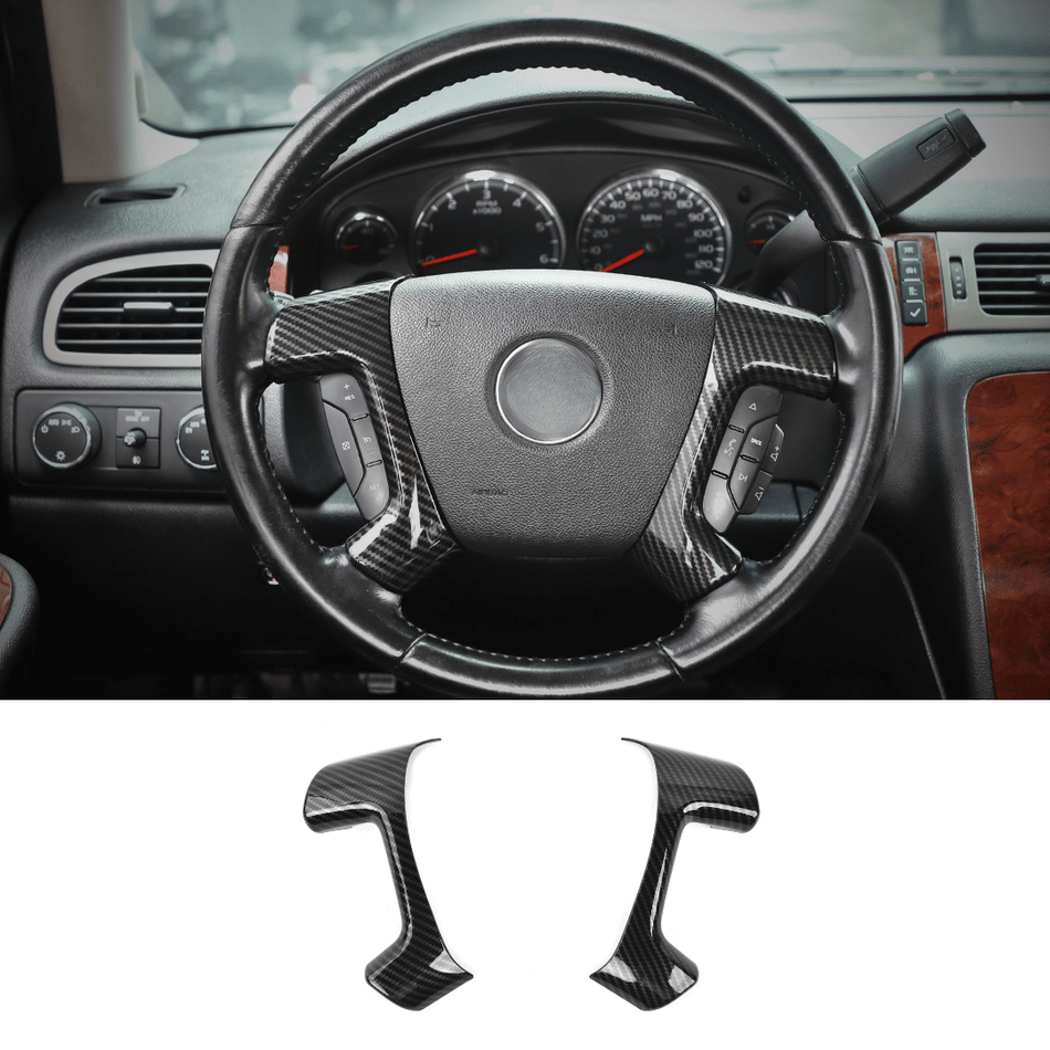 For 2007-2013 Chevy Silverado/Suburban/Avalanche/Tahoe & GMC SIERRA/Yukon Steering Wheel Trim Cover