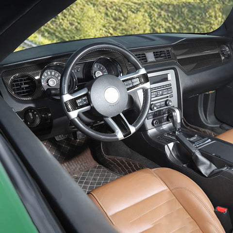 For 2010-2013 Ford Mustang Interior Center Console Trim Cover Kit