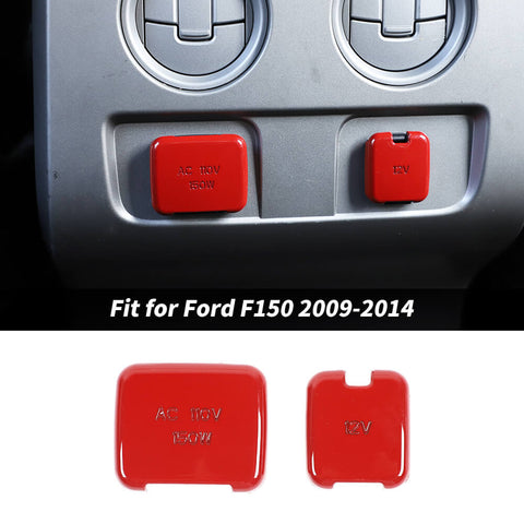 For 2009-2014 Ford F150 Raptor Rear Power Supply Socket Cover Trim