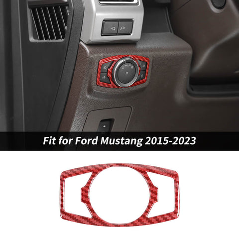 For 2015-2023 Ford Mustang & 2015-2020 F150 Headlight Switch Knob Cover Trim