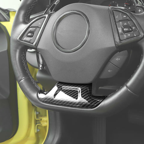 For 2017+ Chevrolet Camaro Steering Wheel Lower Decor Cover Trim Bezels