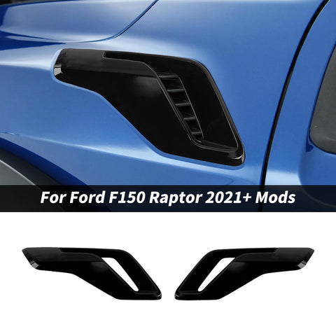 For 2021+ Ford F150 Raptor Front Leaf Board Fender Side Air Vent Cover Trim