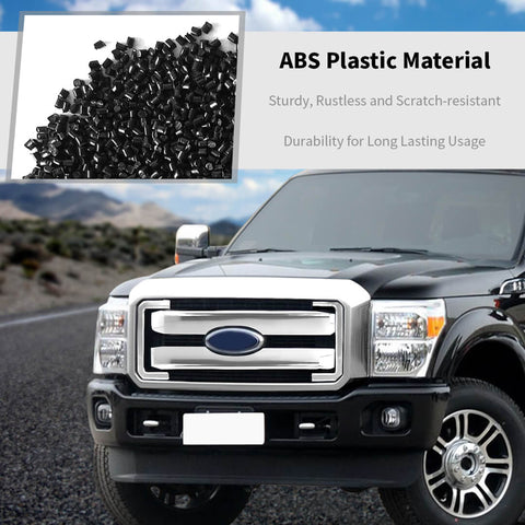 For 2011-2016 Ford F250/F350/F450/F550 Exterior Front Mesh Grille Trim Cover