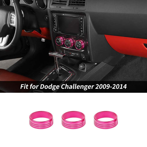 Air Conditioner Knob Cover Trim for Dodge Challenger 2009-2014｜CheroCar