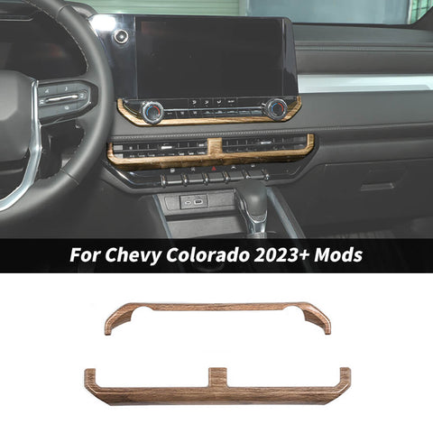 For 2023+ Chevy Colorado/GMC-CANYON Center Console Control Panel Trim Cover