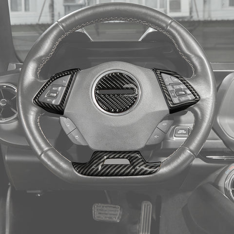 For 2017+ Chevy Camaro 4 x Car Steering Wheel Decor Frame Trim Cover