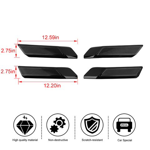 Door handle Shell Protector Cover Trim For Ford Bronco 2021+ 4-Door Accessories | CheroCar