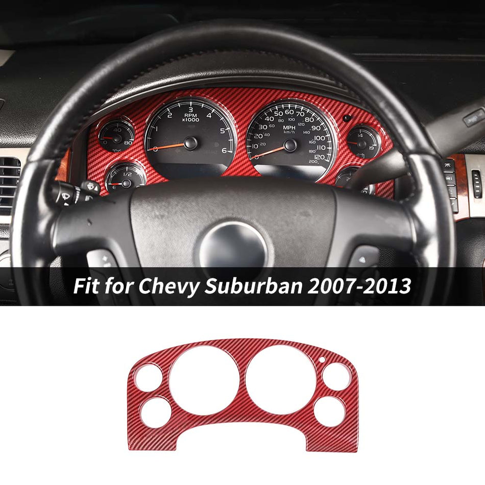 For 2007-2013 Chevy Silverado/Suburban/Avalanche/Tahoe & GMC Sierra/ Yukon Dashboard Speedometer Panel Cover Trim