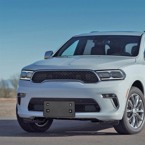 For 2021+ Dodge Durango Front License Plate Bracket Panel Bezel