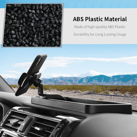 For 2010-2023 Toyota 4Runner Center Console phone Holder Mount Bracket With Storage Box Tray