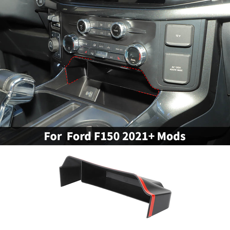 For 2021+ Ford F150 Center Console Storage Box Tray Organizer Mount Bracket