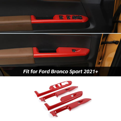 Door Window Lift Switch Button Panel Cover Trim For Ford Bronco Sport 2021+ Accessories | CheroCar