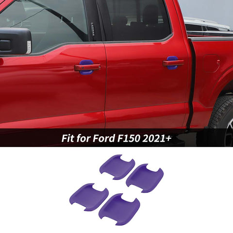 Exterior Door Handle Bowl Cover Trim Bezel For Ford F150 2021+ Accessories｜CheroCar