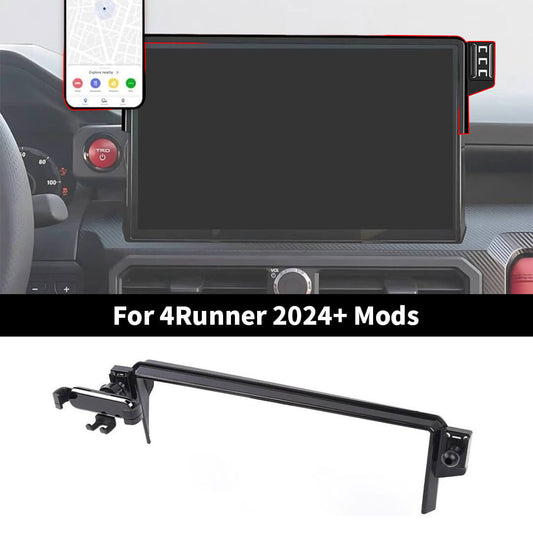 For 2024+ 4Runner Inteior Center Console Mobile phone holder Bracket Accessories (4 pcs)