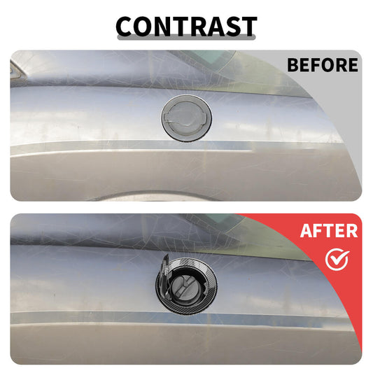 For 2009+ Dodge Challenger Gas Cap Fuel Filler Door Tank Cap Trim Cover