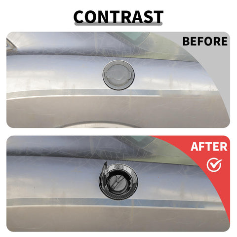 For 2009+ Dodge Challenger Gas Cap Fuel Filler Door Tank Cap Trim Cover