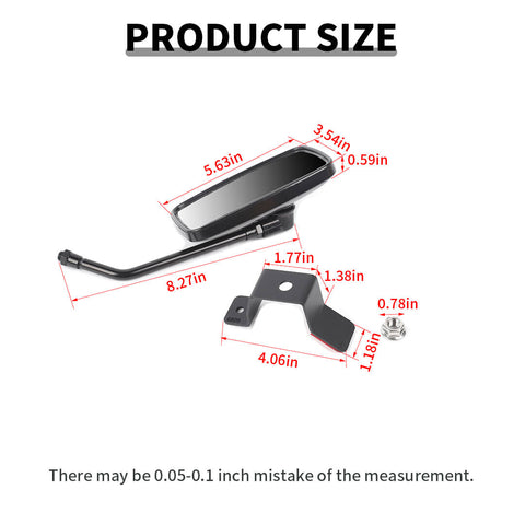 For 2010-2023 4Runner Front Mount Engine Hood Sand Board Rear View Mirror Trim