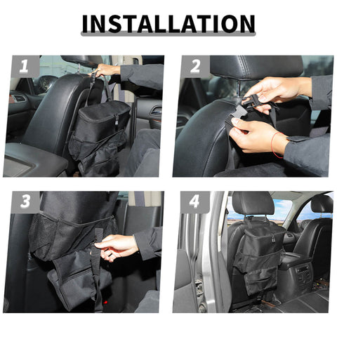 For Universal Car Seat Multi-Pocket Warm Keep Travel Storage Bag Organizer Holder