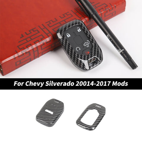For Chevy Silverado/Suburban/Tahoe/GMC-YUKON/SIERRA Key Fob Cover Case Holder Shell
