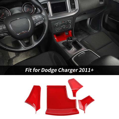 Center Gear Shift Storage Box Cover Trim for Dodge Charger 2011+ Accessories｜CheroCar