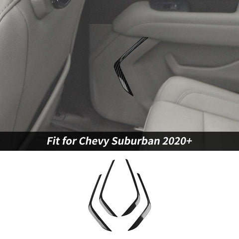 Door Speaker Decor Panel Trim For Chevy Suburban 2020+/Tahoe 2021+ Carbon Fiber Accessories | CheroCar