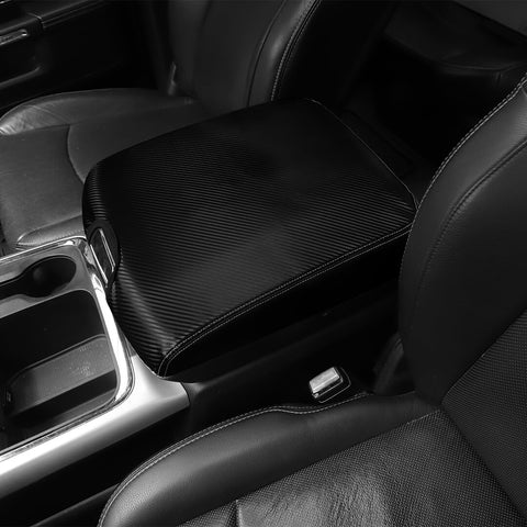For 2010-2017 Dodge RAM Inner Armrest Box PU Leather Pad Trim Cover