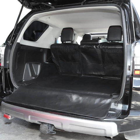 For 2010-2023 Toyota 4Runner Black Mat Car Trunk Back Seat Cover Tail Box Pet Trim