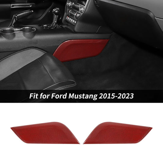 For 2015-2023 Ford Mustang Gear Shift Box Side Panel Cover Trim Bezel