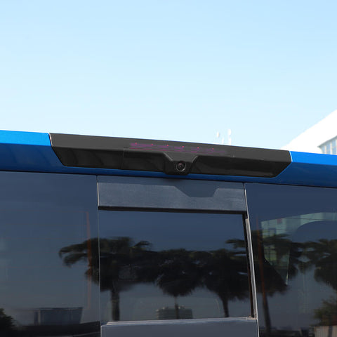 For 2022+ Chevy Silverado Third Brake Light & Taillight Lamp Cover Trim kit Smoked Black