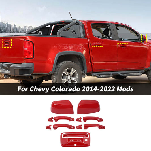 For 2014-2022 Chevy Colorado/GMC-CANYON 12 x Rearview Mirror & Door Handle & Tailgate Handle Cover Trim Kit