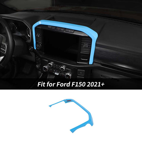 Central Control Navigation Cover Trim Frame For Ford F150 2021+ Accessories | CheroCar