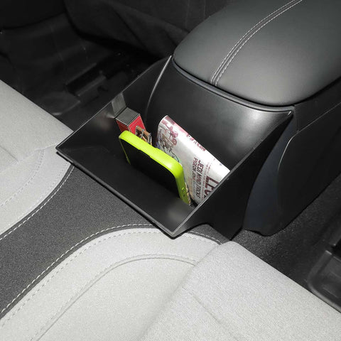 For 2015+ Ford Mustang Rear Seat Storage Tray Box Container Organizer Bin