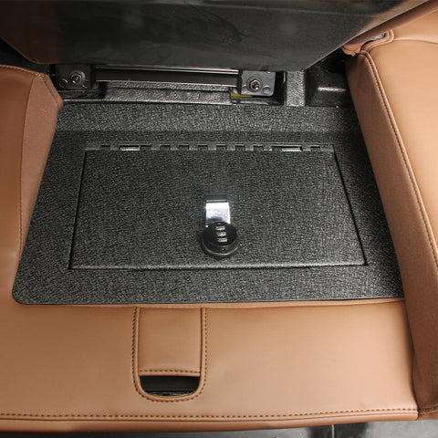 Lockable Under Seat Security Lock Vault Safe Box For Ford Bronco Sport 2021+ Accessories | CheroCar