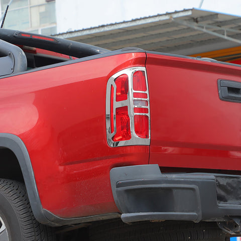 For 2014-2022 Chevy Colorado Rear Light Lamp Guards Trim Tail Light Covers