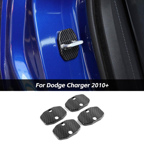 Car Door Lock Cover Trim Protect for Dodge Charger 2010+ & Durango 2011+ & Ram 2010+ & Journey 2009+｜CheroCar