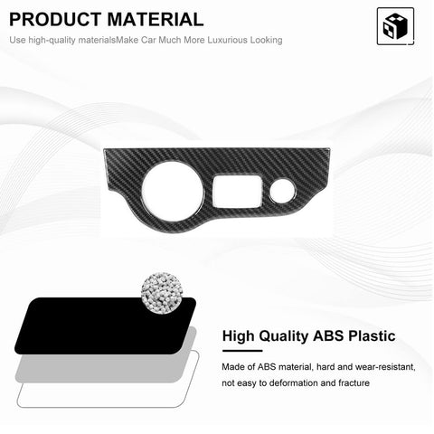 For 2015+ Dodge Charger Center Console Steering Wheel Dash Panel Cover Trim Kit