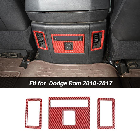 Rear Air Condition Vent Outlet Panel Trim Cover For Dodge Ram 2010-2017 Accessories | CheroCar