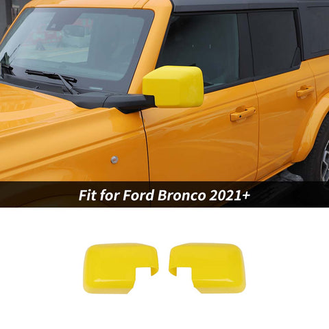 Side Rearview Mirror Caps Cover For Ford Bronco 2021+ Accessories｜CheroCar