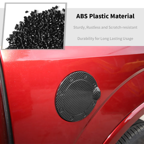 For 2015-2020 Ford F150 Exterior Door Fuel Tank Cover Filler Gas Cap Trim