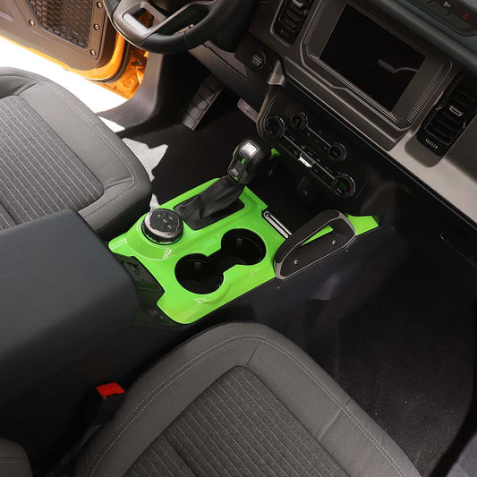 24 x Interior Center Console Trim Cover Kit For Ford Bronco 2021+ Green Accessories | CheroCar